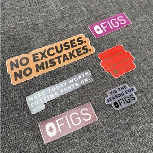 FIGS Collection stickers - Bundle 3
